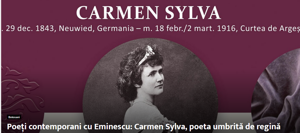 Poeți contemporani cu Eminescu: Carmen Sylva, poeta umbrită de regină